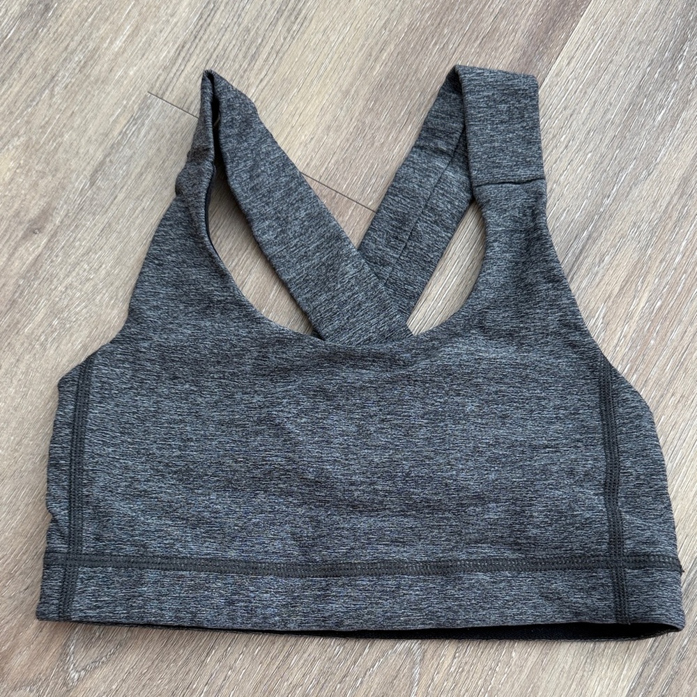 lululemon athletica Charcoal Sports Bra